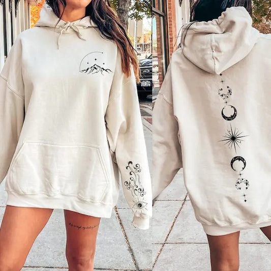 2 Slide Design, Feyre Tattoo Crewneck or Hoodie, Officially Licensed Sarah J Maas Merch A Court of Thorns and Roses Sweatshirt