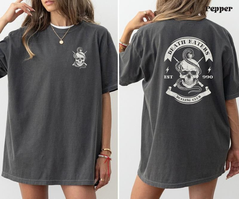 2 Slide Design, Potter T-Shirt, Death Eater Shirt, Malfoy Shirt, Bellatrix Shirt, Voldemort Shirt, Universal Shirt, Unisex Shirts, Dark Arts, Theme Park Shirt