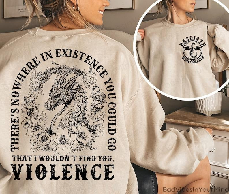 2 Slide, Fourth Wing Shirt, Dragon Rider Shirt, Basgiath War College Shirt, The Empyrean Series,Violet Sorrengail Xaden Riorson Fantasy Bookish Shirt