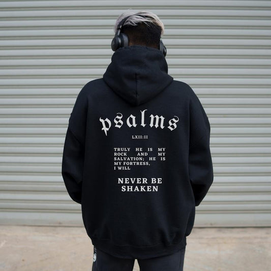 2 sides Psalms 62:2 Never Be Shaken Christian Hoodie, Bible Verse Hoodie  T-shirt, sweater and Hoodie