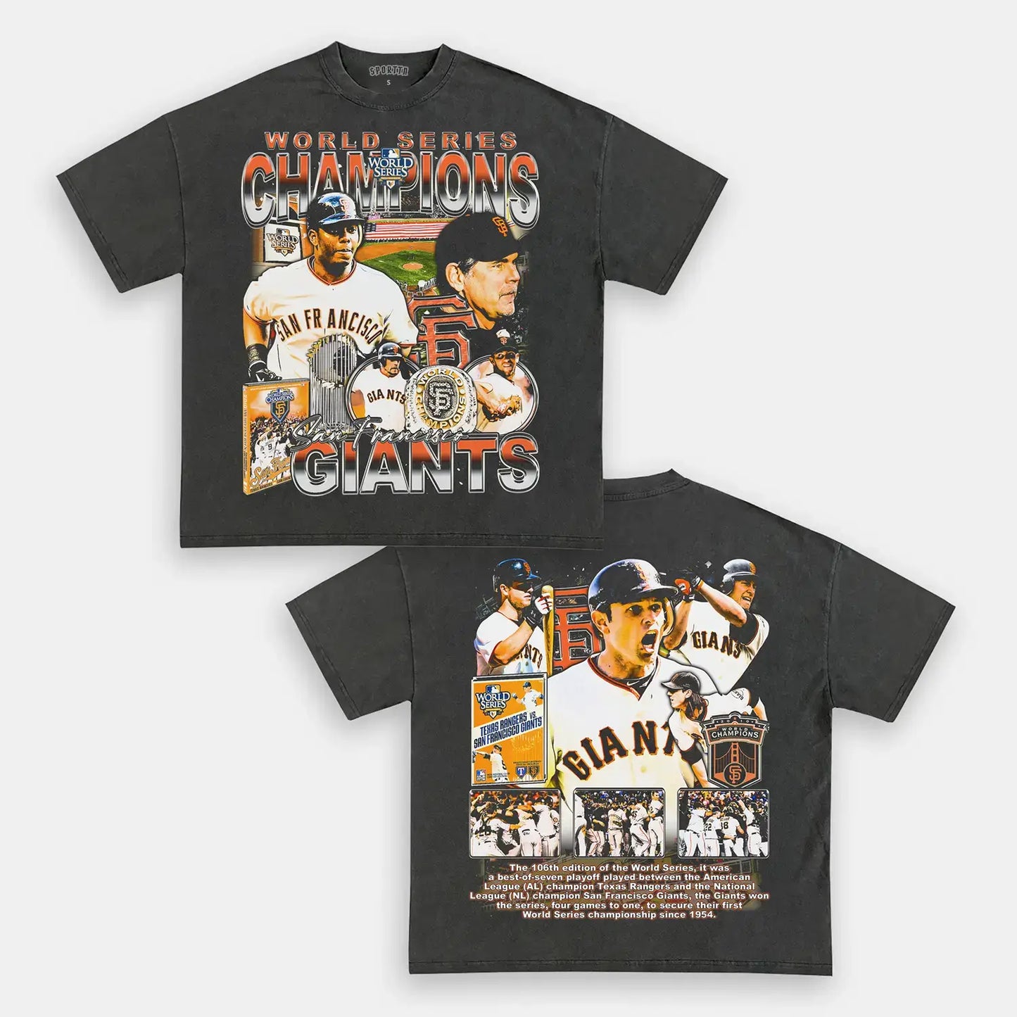 2010 WORLD SERIES CHAMPS - GIANTS TEE Style001