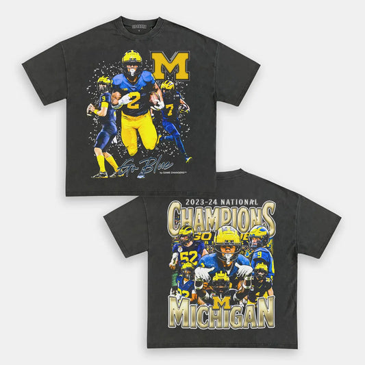 2023-24 NATIONAL CHAMPS - MICHIGAN TEE Style001