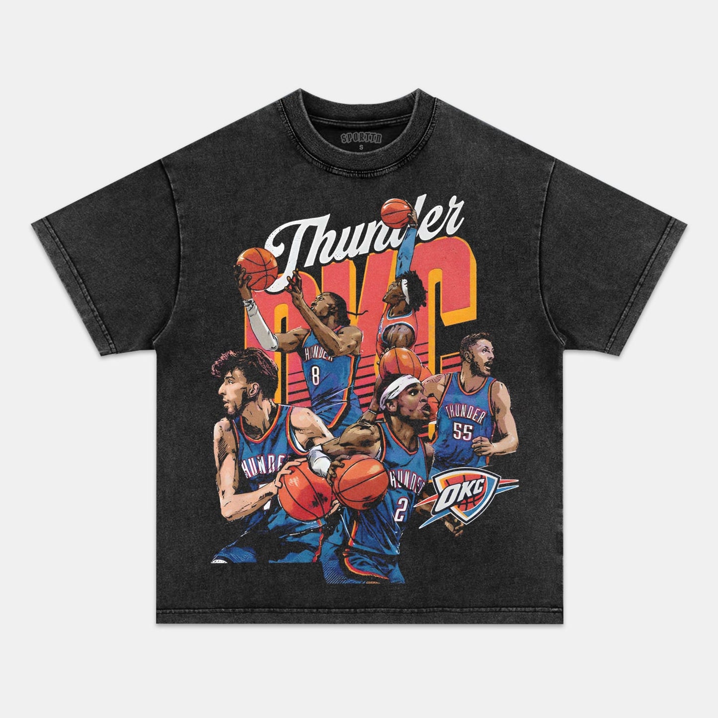 2025 OKLAHOMA CITY THUNDER TEE Style002