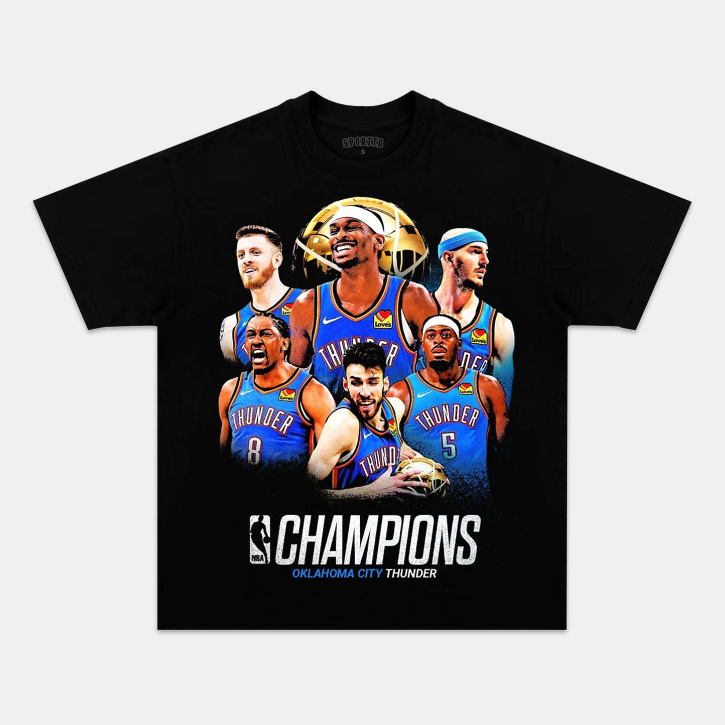 2025 OKLAHOMA CITY THUNDER TEE Style001