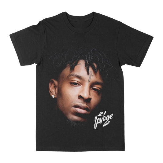 21 Savage "Big Face" Graphic Tee Style001
