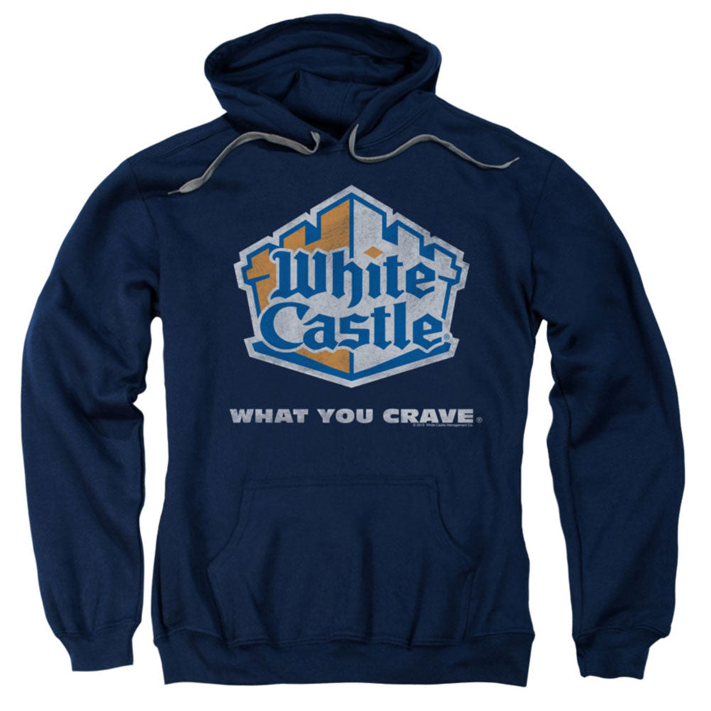 Distressed Logo Hooded Sweatshirt Style001