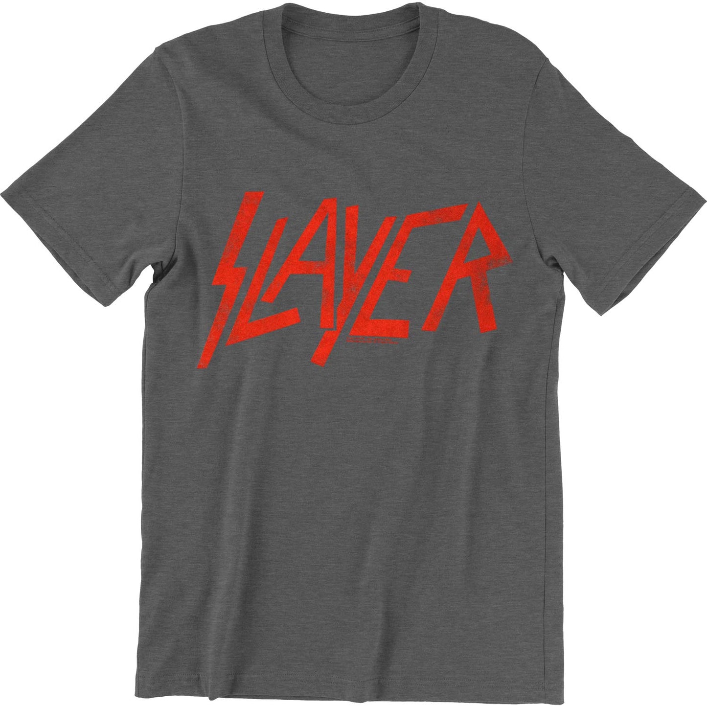 Distressed Logo Slim Fit T-shirt Style004
