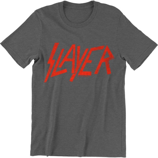 Distressed Logo Slim Fit T-shirt Style004