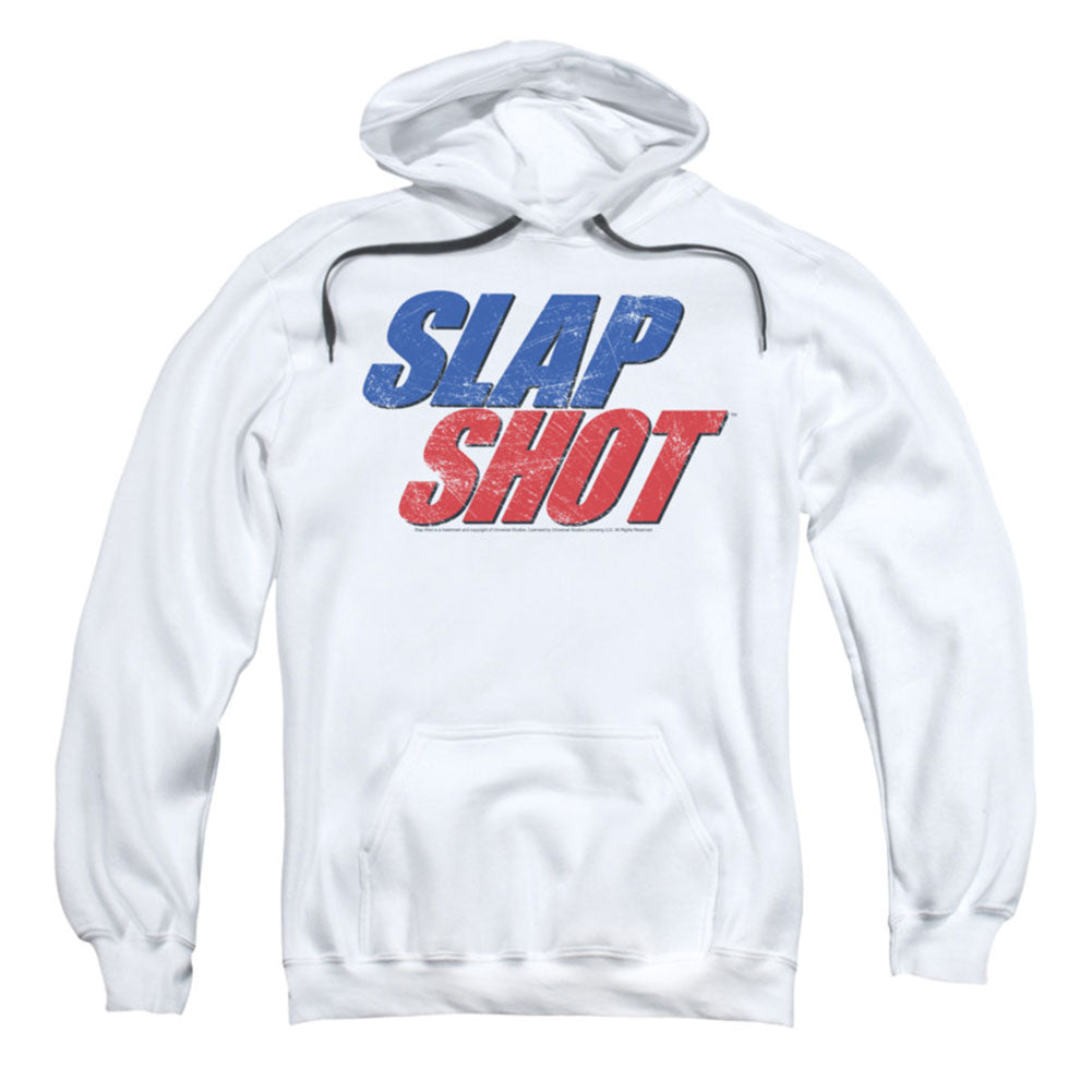 Blue & Red Logo Hooded Sweatshirt