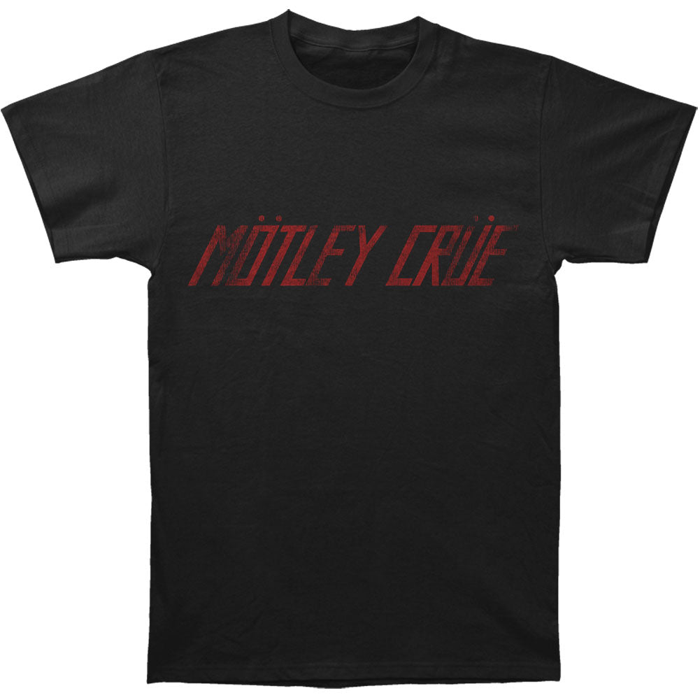 Distressed Logo Slim Fit T-shirt Style002