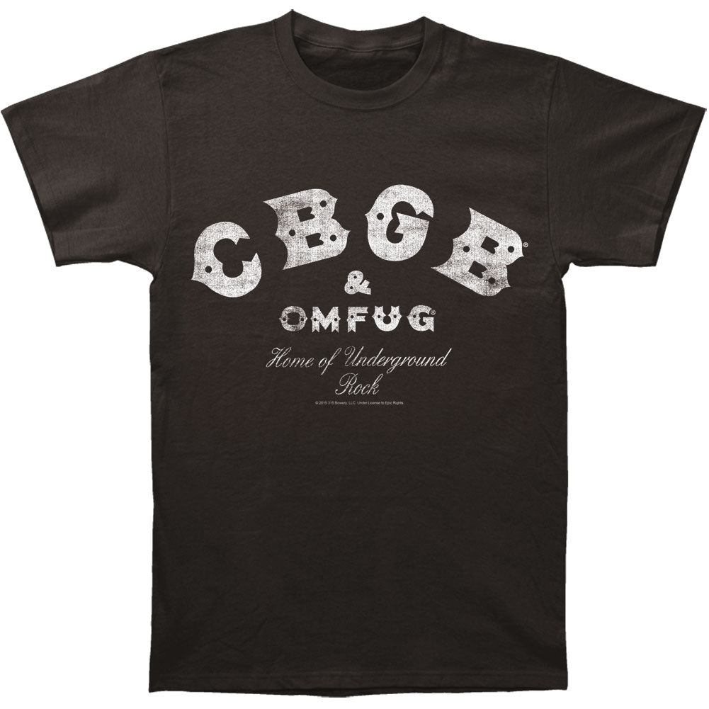 Distressed Logo Slim Fit T-shirt Style001
