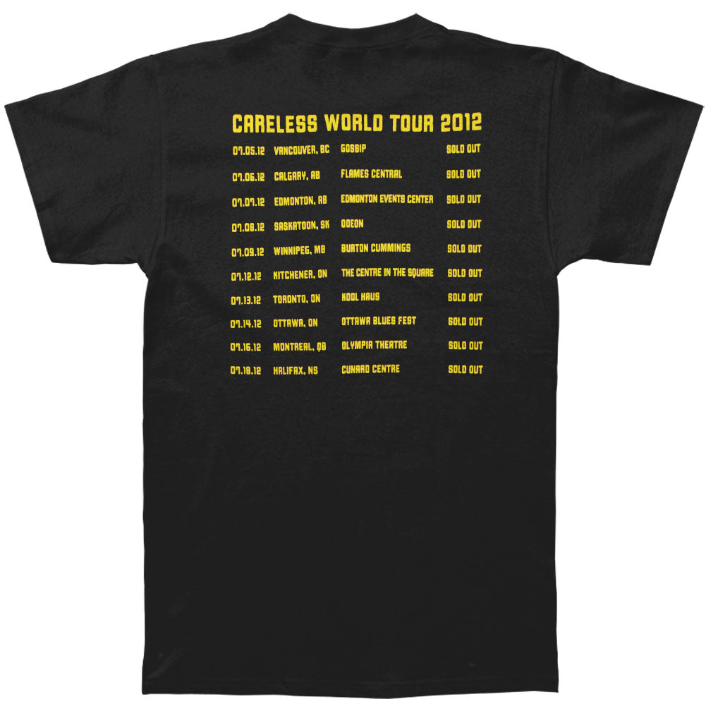 Careless World 2012 Tour T-shirt