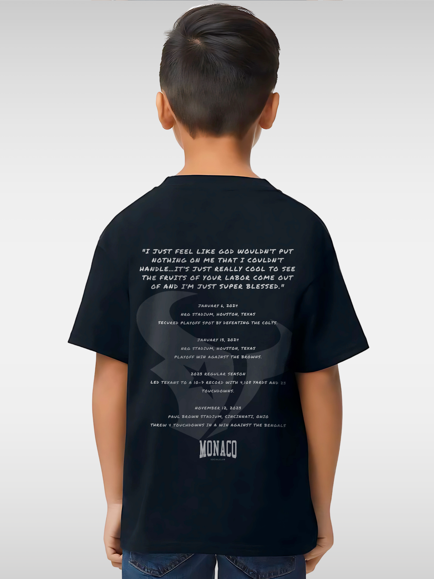 CJ STROUD FOOTBALL MINI TEE