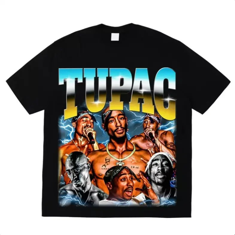 2Pac T-shirt Retro 90's Bootleg Tupac Shakur
