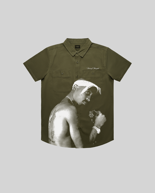 2PAC Dead Rose Army Work Shirt