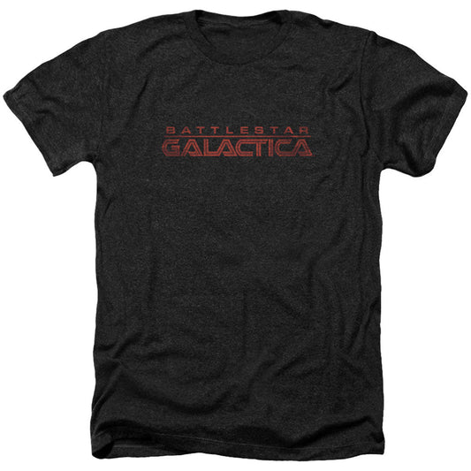 Battered Logo Adult Heather 40% Poly T-shirt