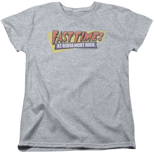 Distressed Logo Womens T-shirt Style001