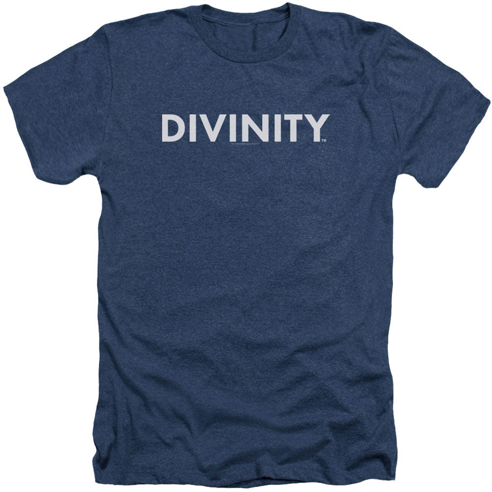 Divinity Logo Adult Heather 40% Poly T-shirt Style001