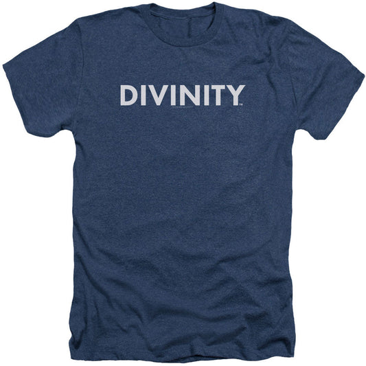 Divinity Logo Adult Heather 40% Poly T-shirt Style001