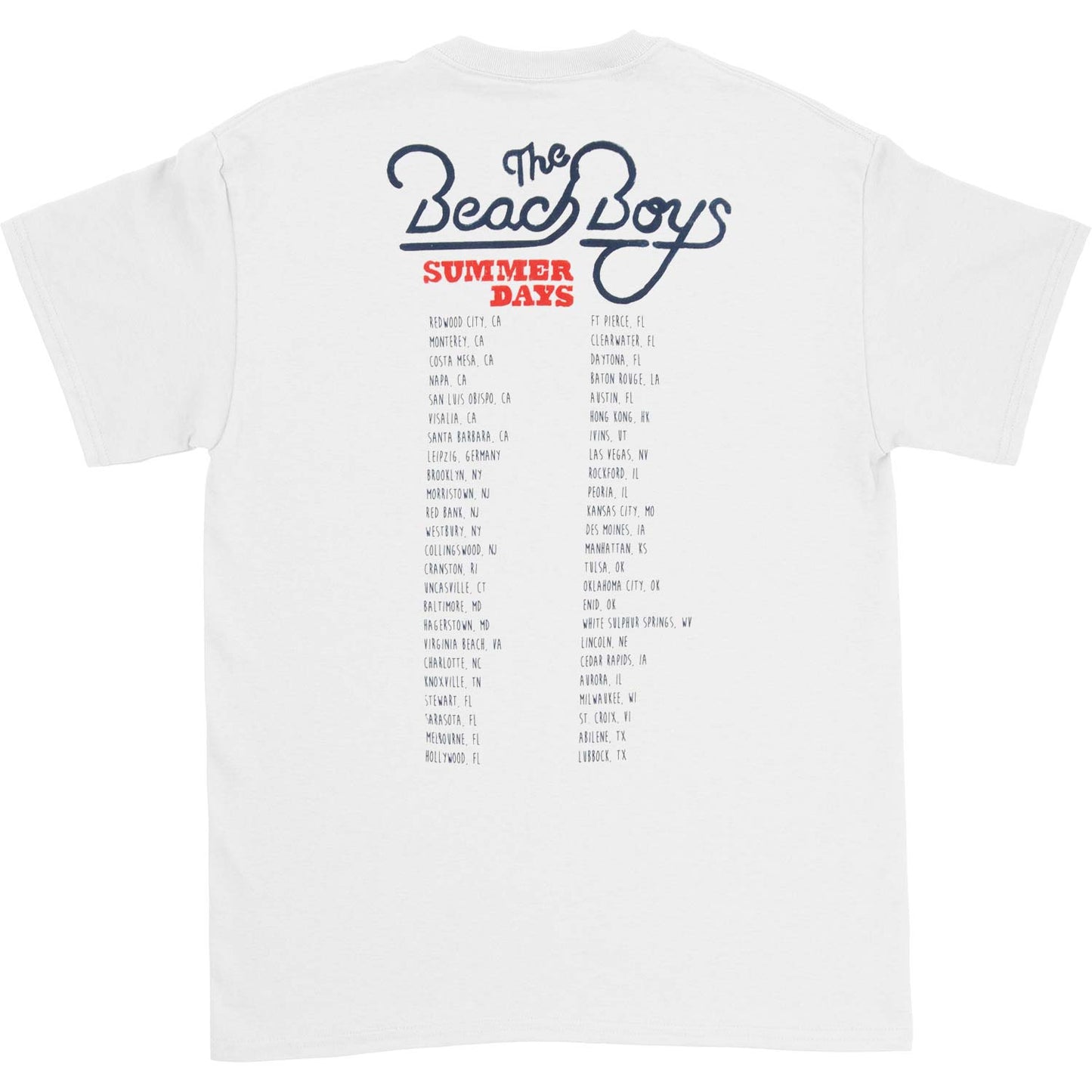 Cali Girls 2015 Tour T-shirt Style001