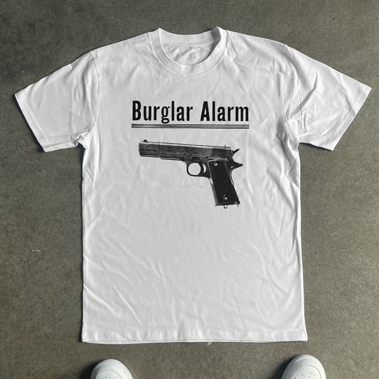 COLT 'BURGLAR ALARM' HEAVY WHITE T-SHIRT