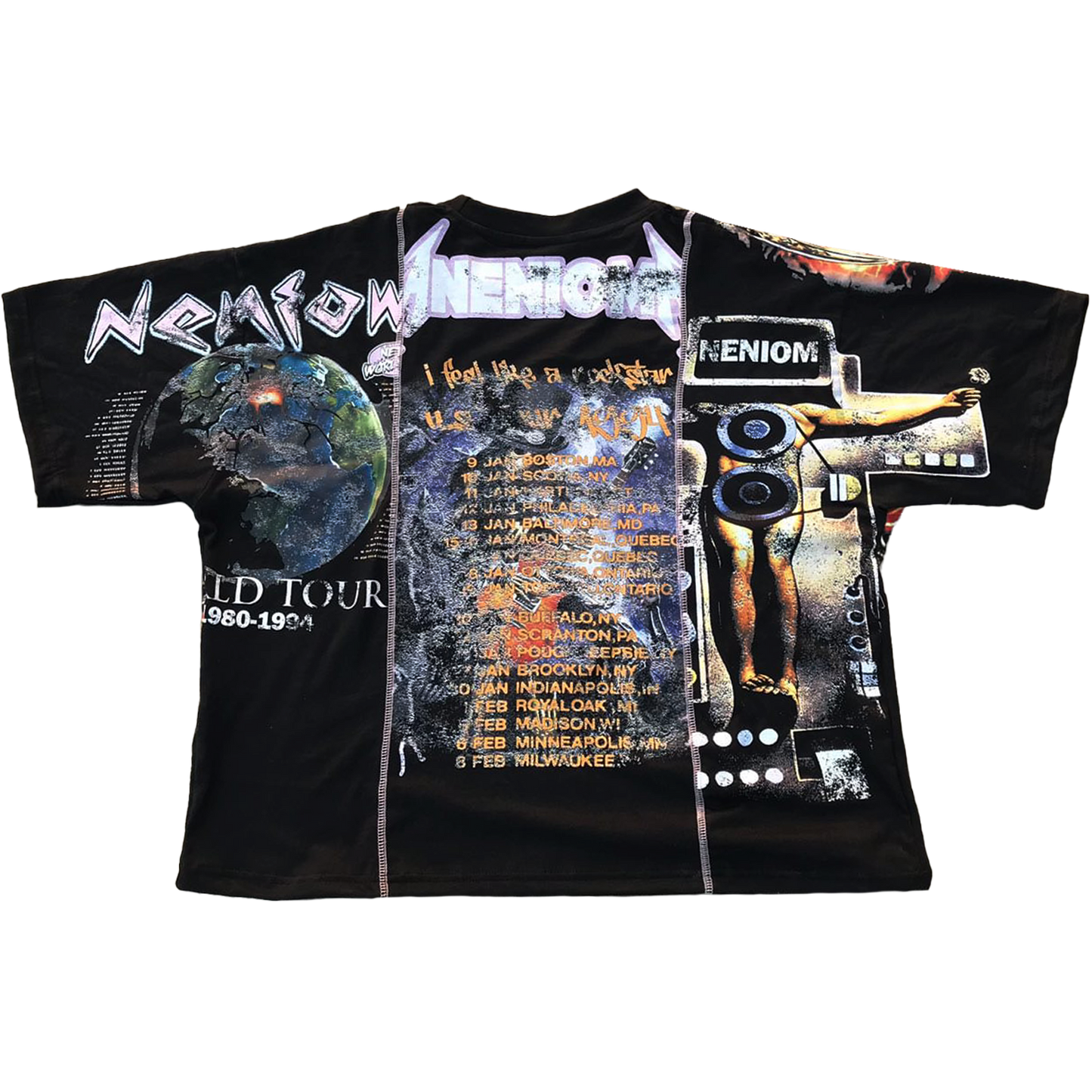 â˜… LIMITED â˜… Neniom World Tour Tee Shirt Streetwear Y2K Fashion