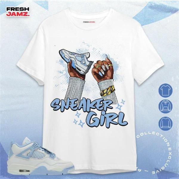 4 Forget Me Not Sneaker Girl Nail Unisex Shirt