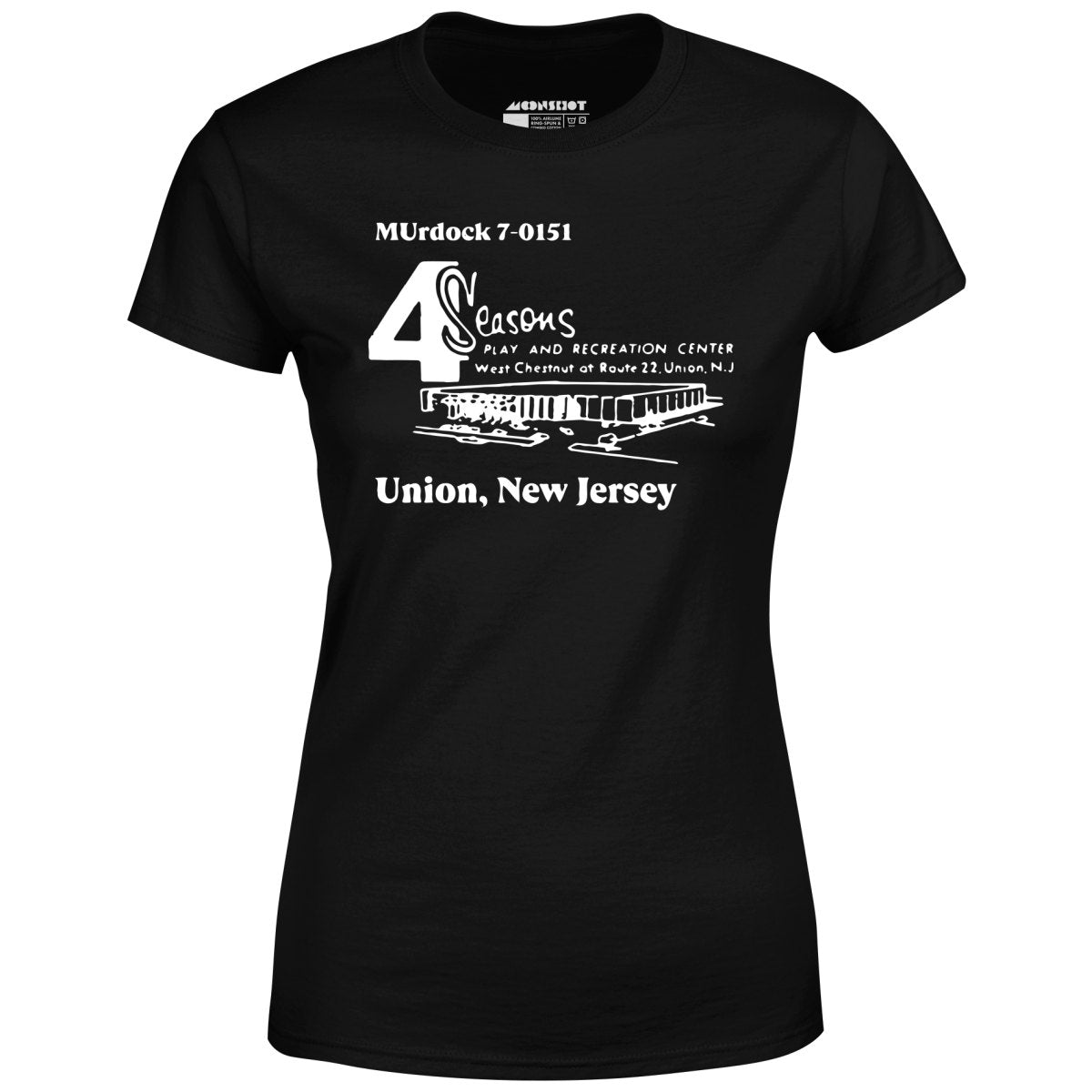 4 Seasons - Union, NJ - Vintage Bowling Alley - Women's T-Shirt