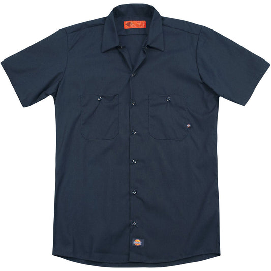 Blue And Gold Vintage Bowtie (Back Print) Workshirt Style001