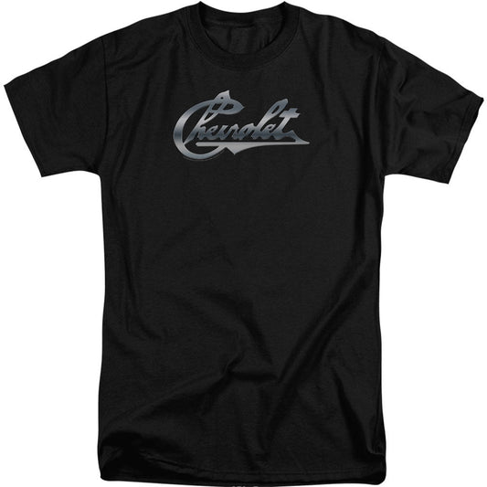 Chrome Vintage Chevy Bowtie Adult Tall T-shirt Tall