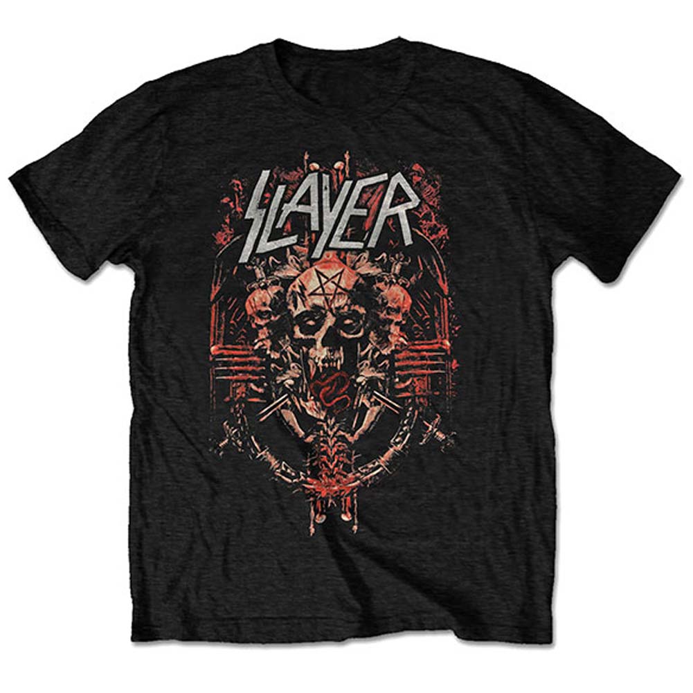 Demonic Admat European Tour 2018 (Back Print/Ex Tour) Slim Fit T-shirt