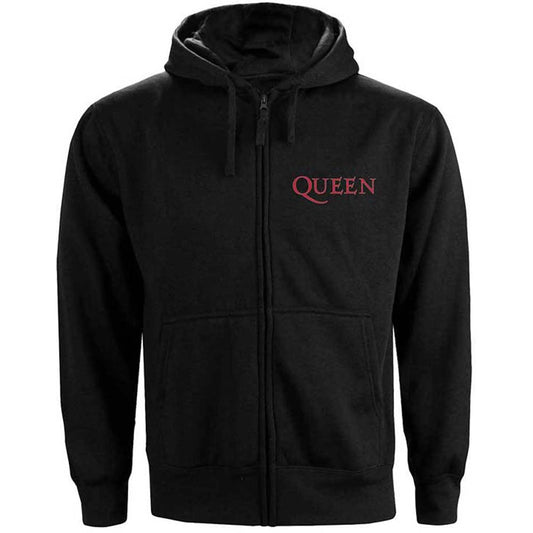 Classic Crest (Back Print) Zippered Hooded Sweatshirt Style001