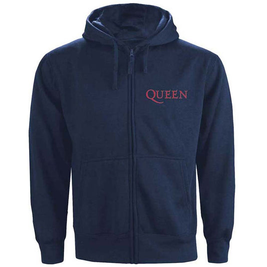 Classic Crest (Back Print) Zippered Hooded Sweatshirt