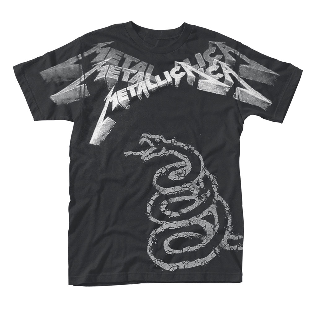 Black Album Faded (all Over) T-shirt
