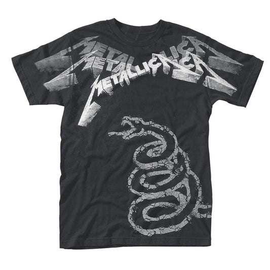 Black Album Faded (all Over) T-shirt