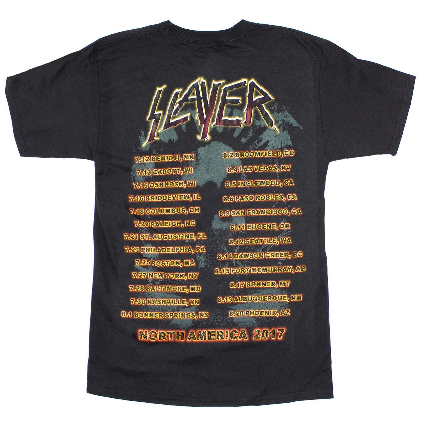 Burning Cross 2017 N.A. Tour Tee T-shirt