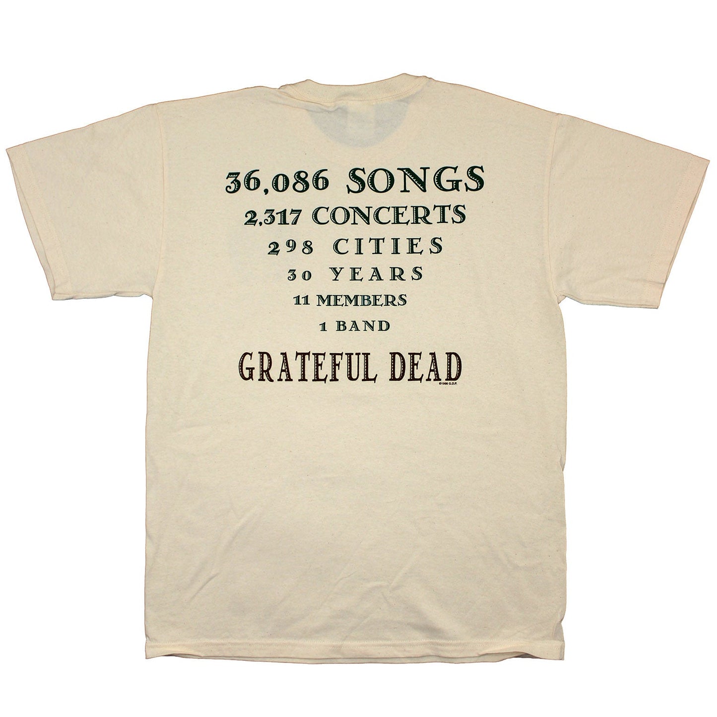 30 Years of Concerts Tee (Natural) T-shirt