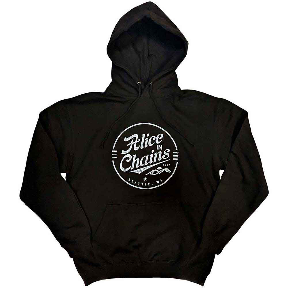Circle Emblem Hooded Sweatshirt Style001