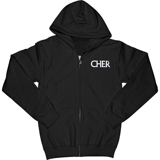 Classic Cher Residency MGM Theater 2017 Zippered Hooded Sweatshirt