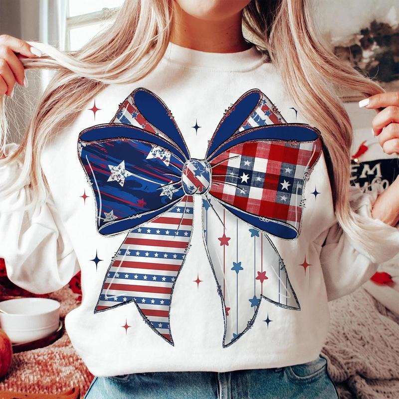 4th of July Coquette Shirt, Memorial Day , America Bow , USA , Independence Day Tee, Vintage America, 1776 , Land of the Free