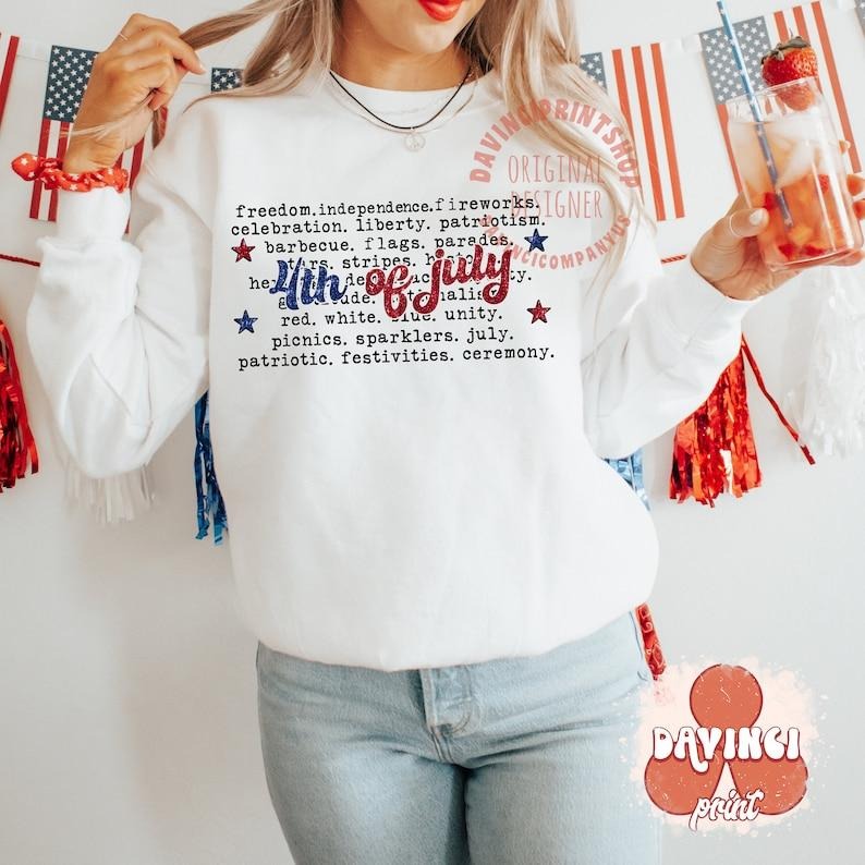 4th of july Typography Word , 4th of july, America , Fourth of July , Independence day, 4th of july