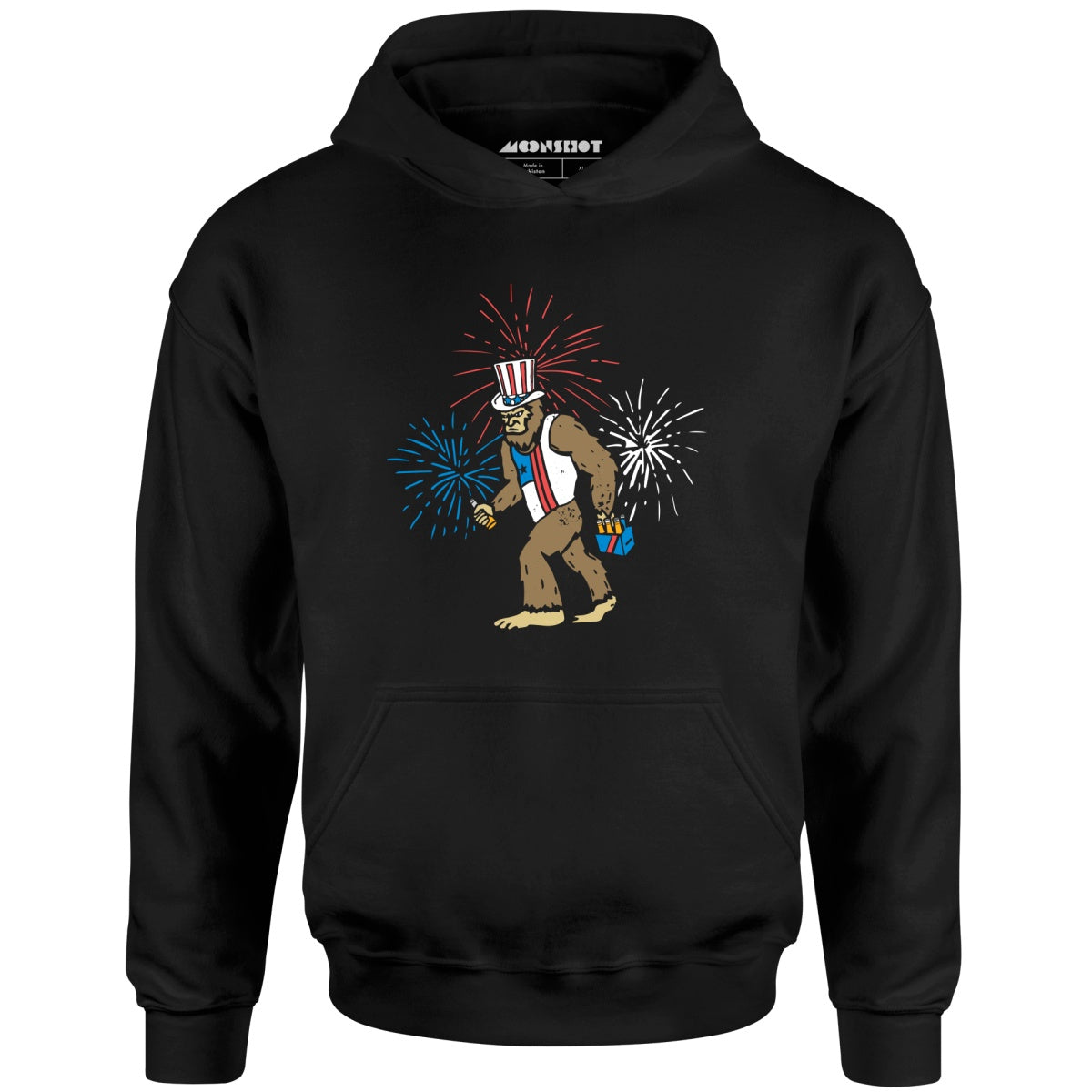 4th of July Bigfoot - Unisex Hoodie