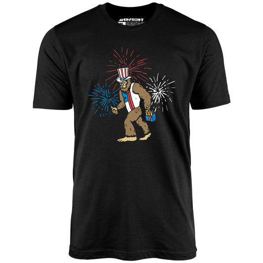 4th of July Bigfoot - Unisex T-Shirt