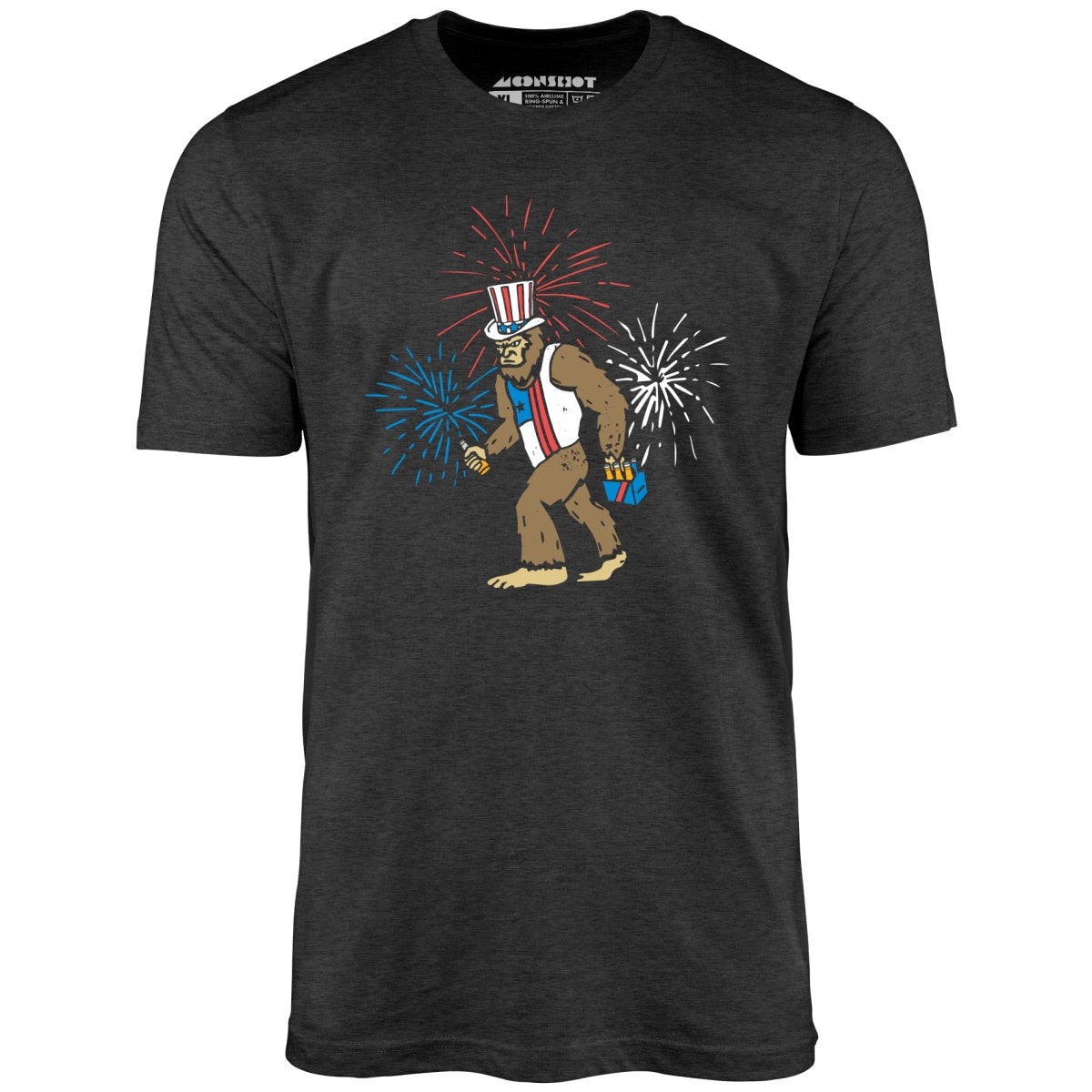 4th of July Bigfoot - Unisex T-Shirt