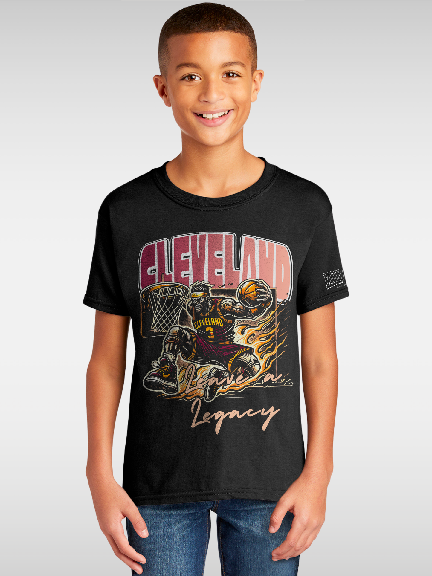 CLEVELAND BASKETBALL MINI TEE