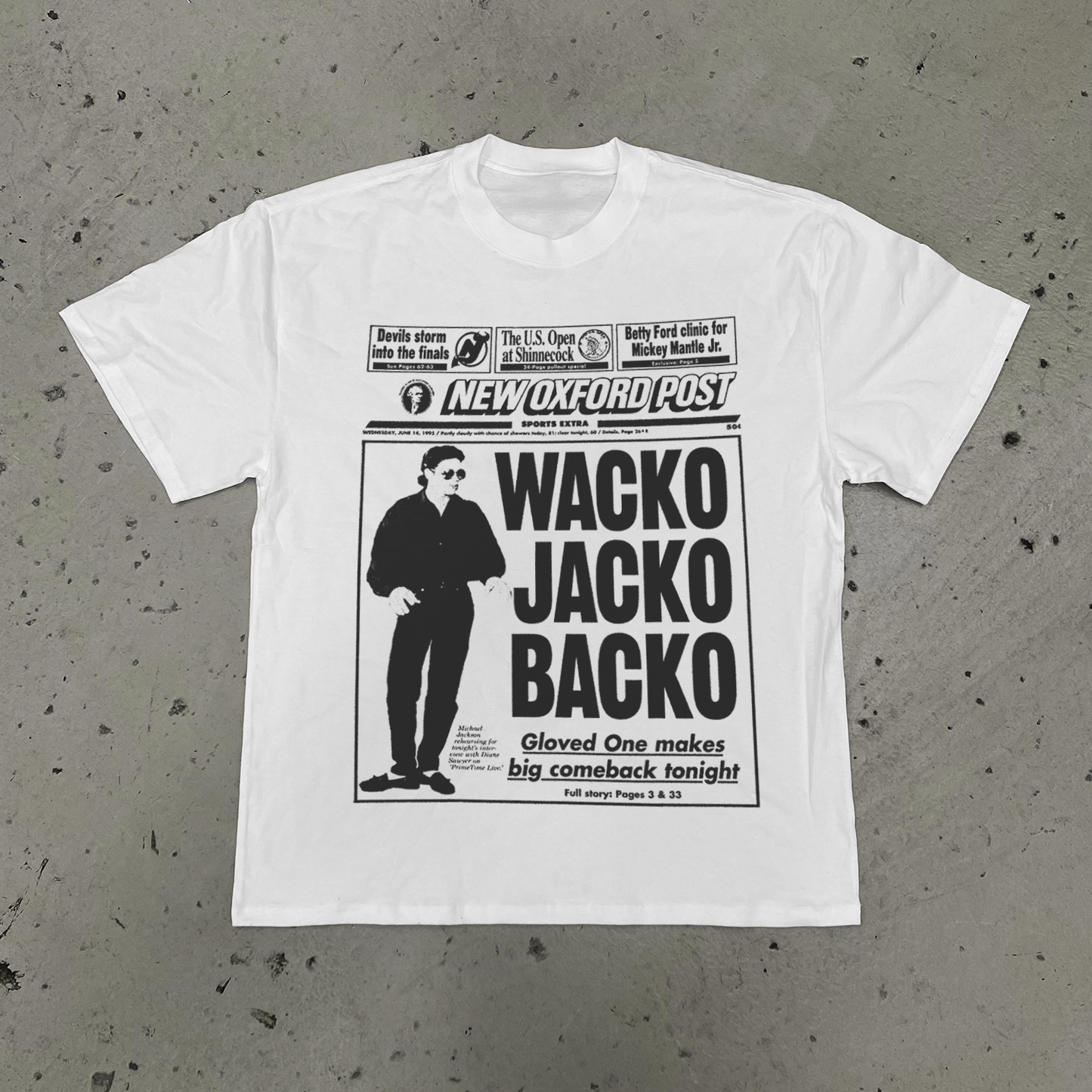 1995 'WACKO JACKO BACKO' HEAVYWEIGHT HEADLINE TEE