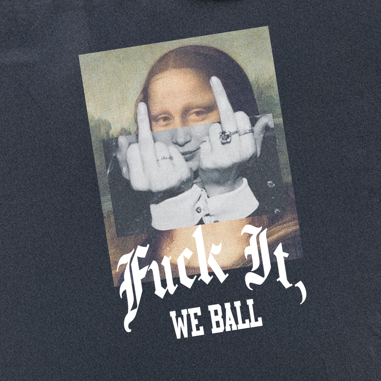 'WE BALL' HEAVYWEIGHT BLACK T-SHIRT