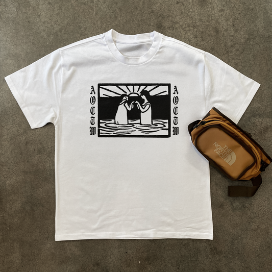 'SOLAR POWER' HEAVYWEIGHT WHITE T-SHIRT