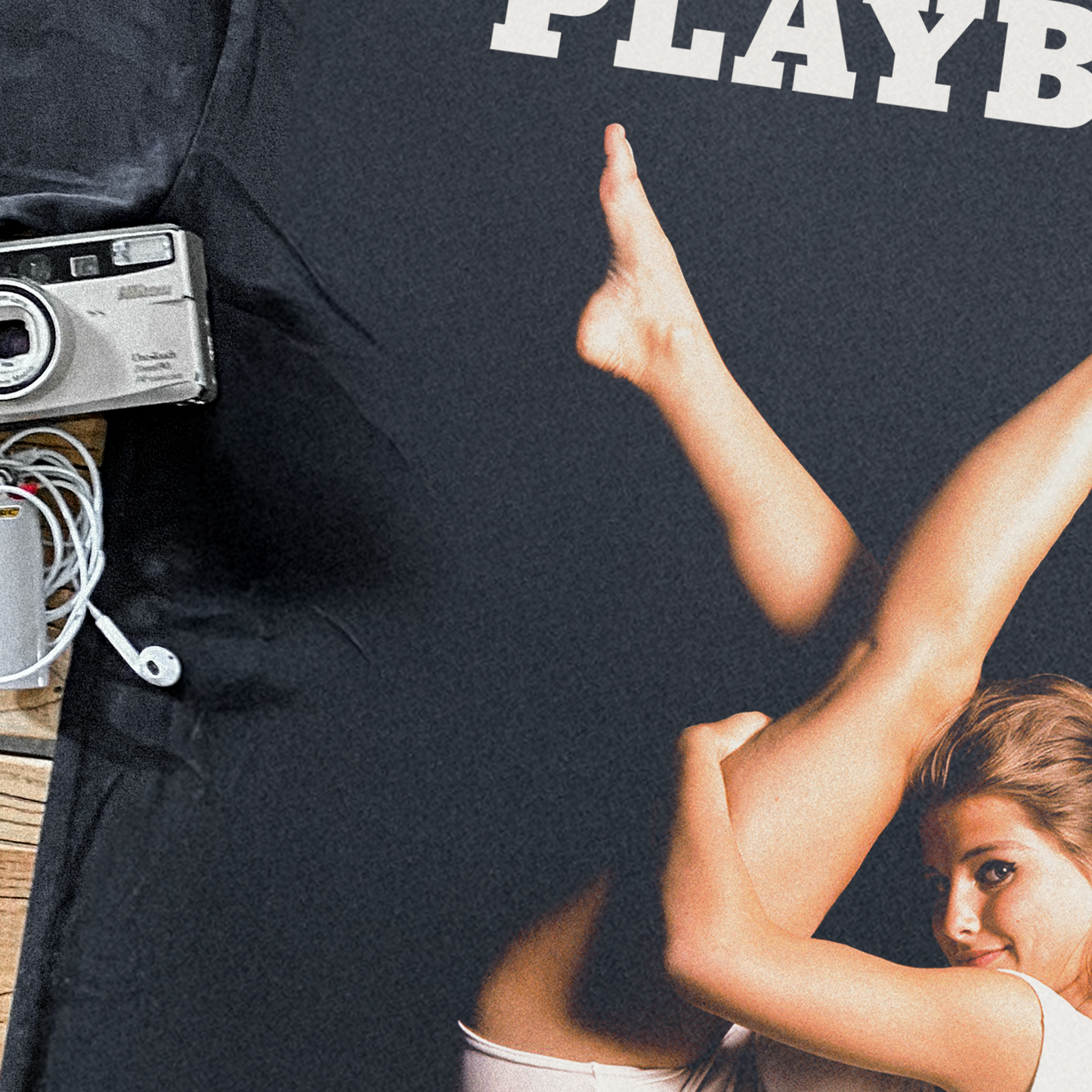 'MAY 1964' PLAYBOY COVER HEAVYWEIGHT BLACK T-SHIRT