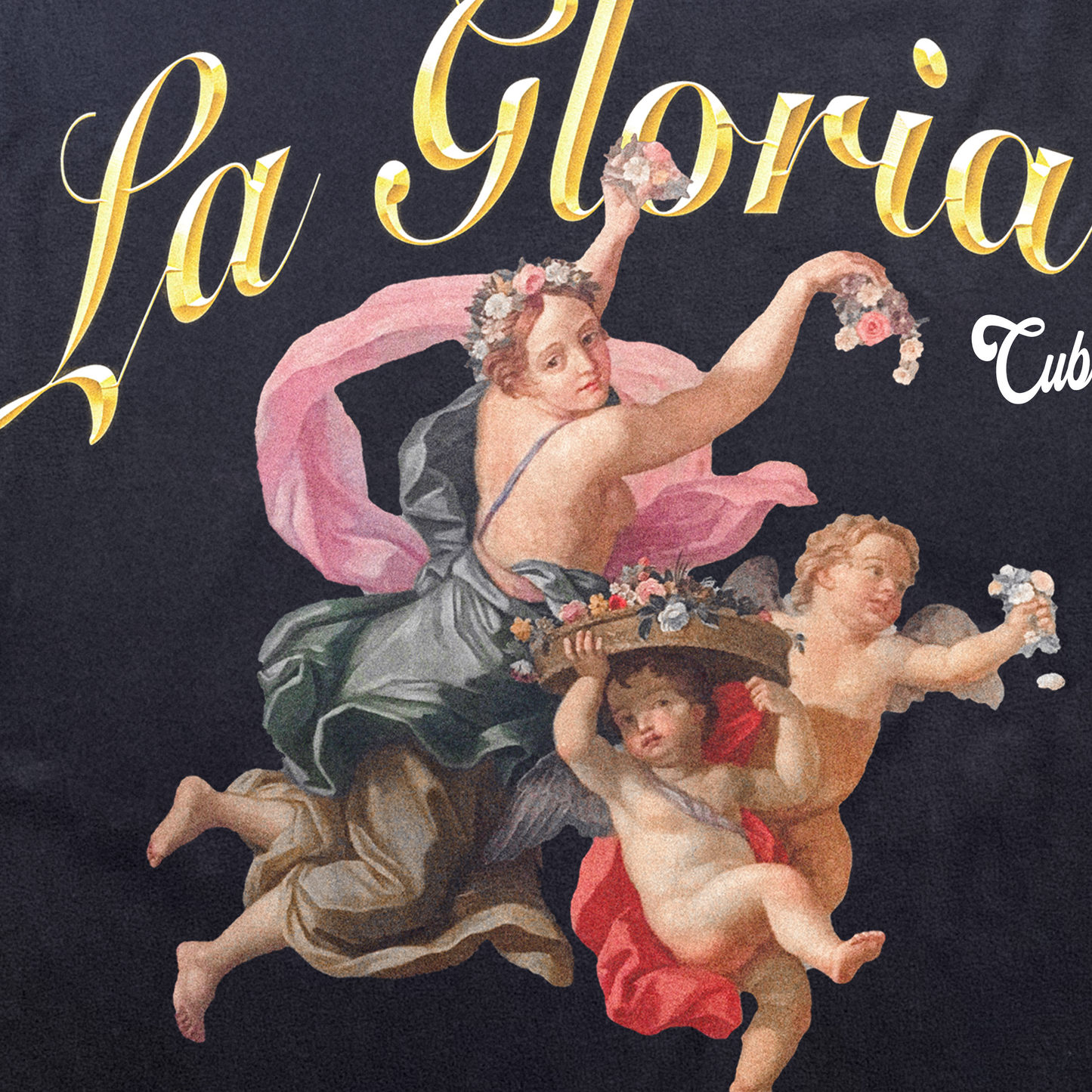 'LA GLORIA' CUBA HEAVYWEIGHT BLACK T-SHIRT